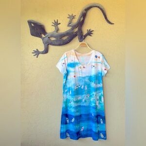 Art & Sol Beach Print Dress